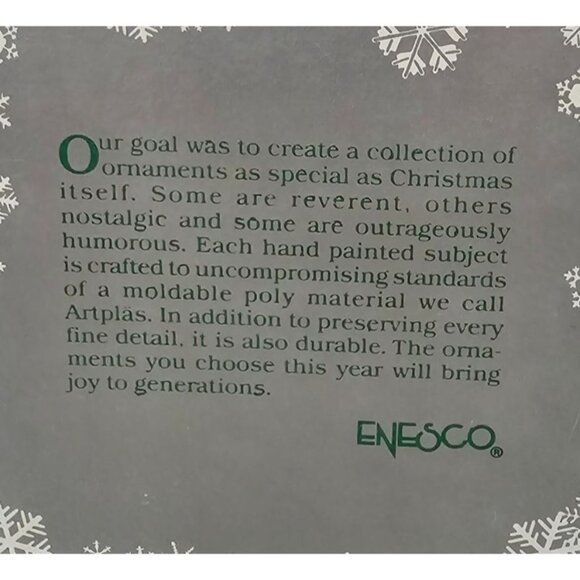 NIB Enesco Holiday Train Around a Christmas Tree Ornament Figurine - Picture 4 of 4